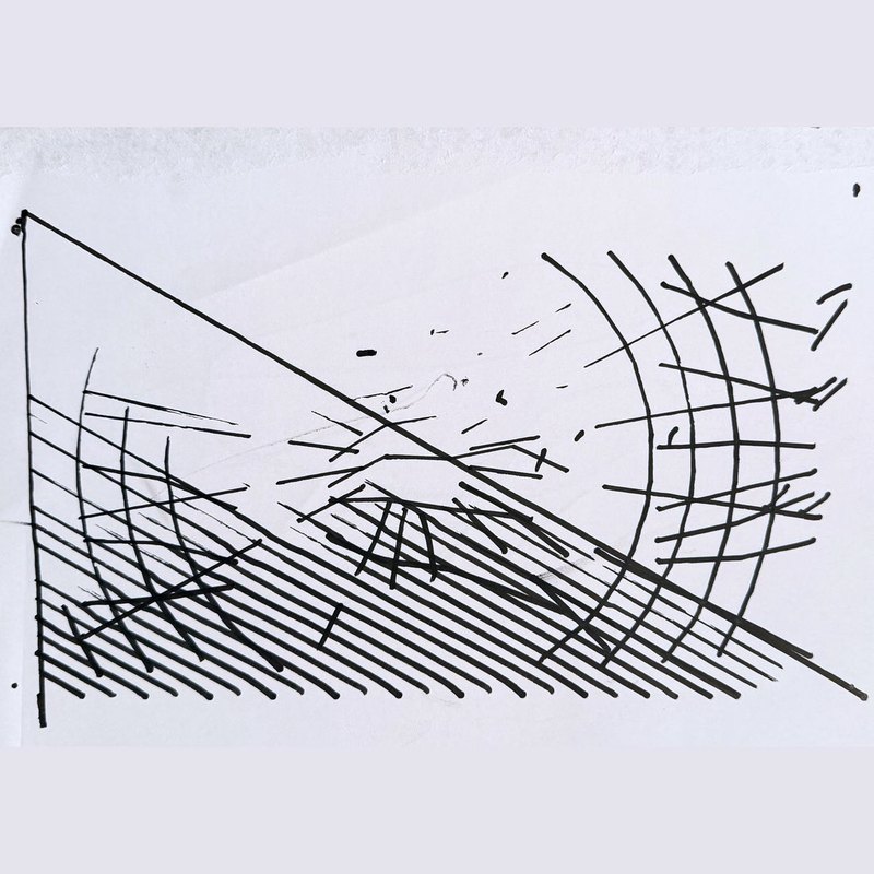 Hatched triangle