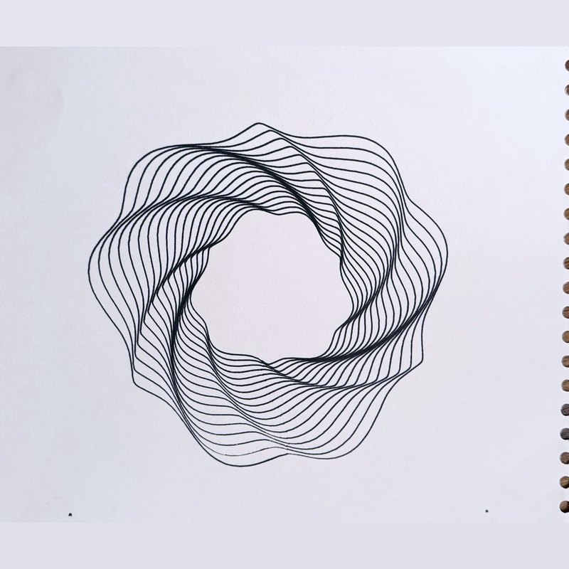 Wavy Maurer rings